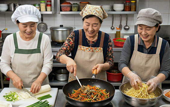 참여 어르신들의 문화 활동 지원 이미지
